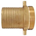 King™ Short Shank Suction Male Coupling NPSM Brass